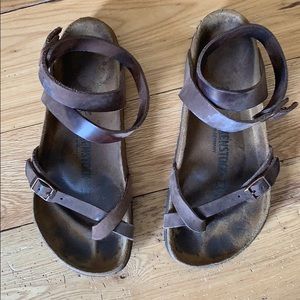 Birkenstock Yara Leather Sandals